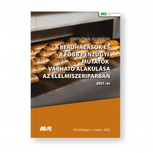 A beruházások és a főbb pénzügyi mutatók várható alakulása az élelmiszeriparban, 2021. év