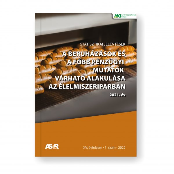 A beruházások és a főbb pénzügyi mutatók várható alakulása az élelmiszeriparban, 2021. év