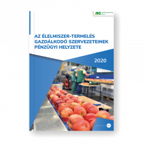 Az élelmiszer-termelés gazdálkodó szervezeteinek pénzügyi helyzete, 2020