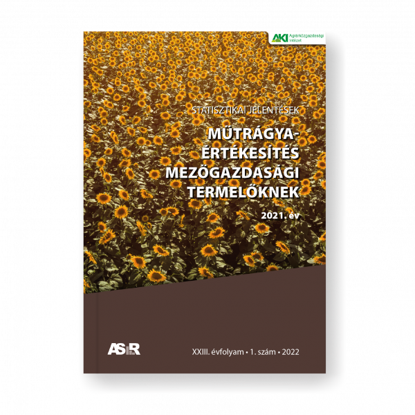 Műtrágya-értékesítés mezőgazdasági termelőknek, 2021. év