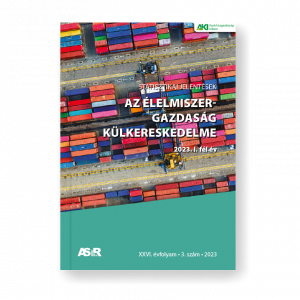 Az élelmiszer-gazdaság külkereskedelme, 2023. I. fél év