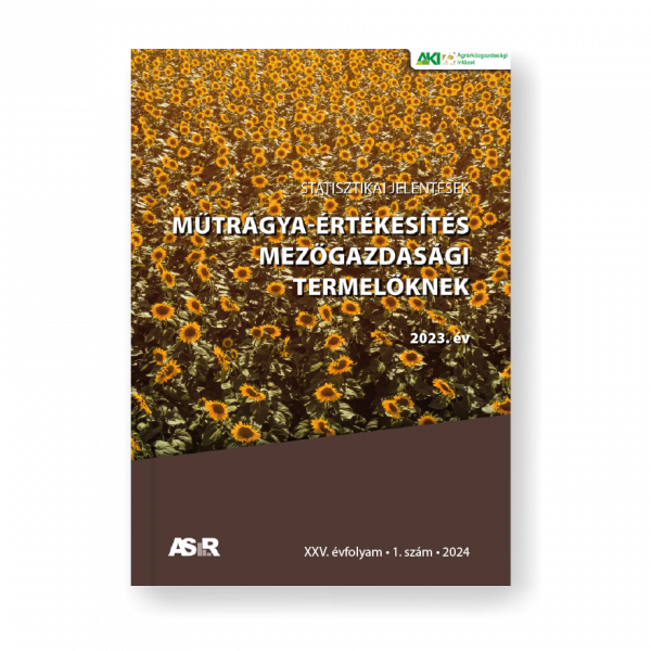 Műtrágya-értékesítés mezőgazdasági termelőknek, 2023. év