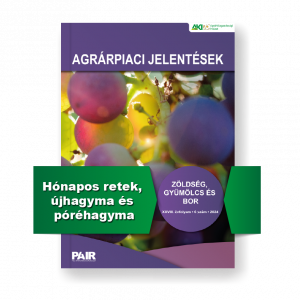 Agrárpiaci jelentések – Zöldség, gyümölcs és bor