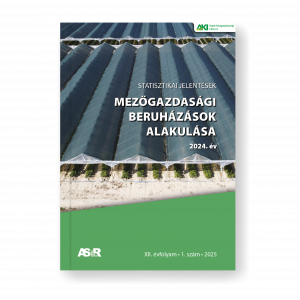 Mezőgazdasági beruházások alakulása 2024. év