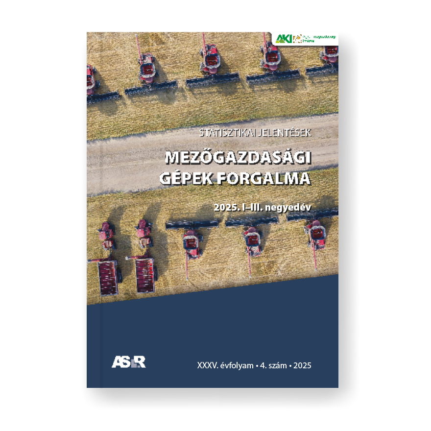 MEZŐGAZDASÁGI GÉPEK FORGALMA 2025/4